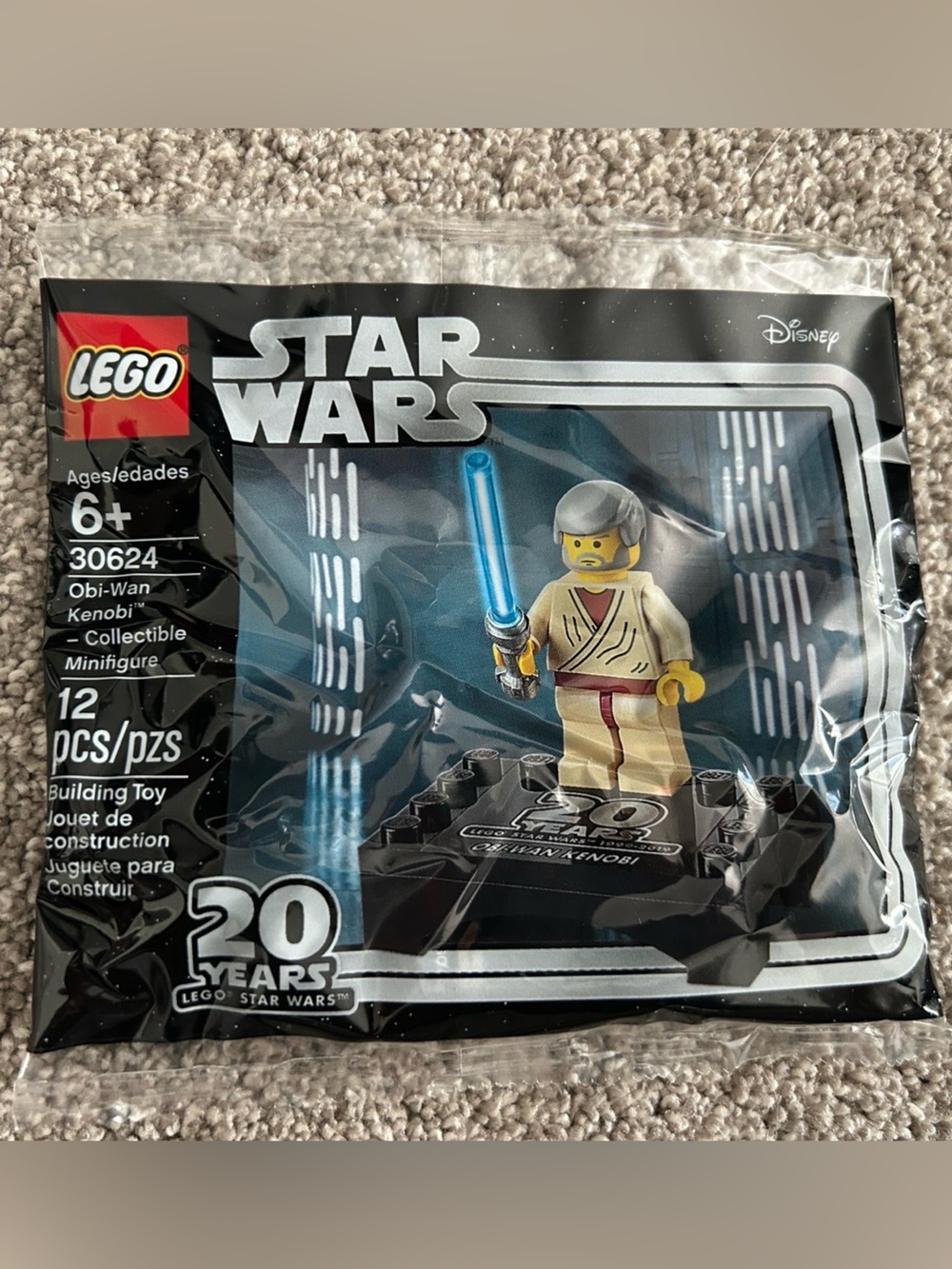 LEGO Star Wars Obi-Wan Kenobi Minifigure - 20 Year Anniversary